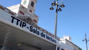 Greenpeace expone en Sol las filtraciones del TTIP