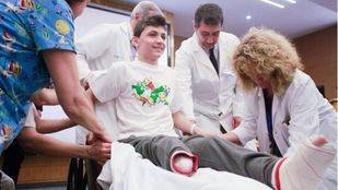 El 12 de Octubre da el alta al niño sirio operado por heridas de guerra