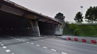 Cortan durante horas el túnel de O'Donnell por riesgo de desprendimiento