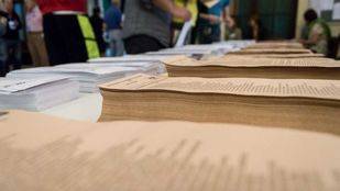 Nueve puntos menos de participación