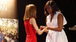 Michelle Obama y la Reina Letizia promueven el espíritu emprendedor entre las adolescentes españolas