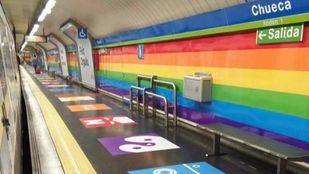 Recogen firmas para que Chueca se quede pintada de arcoíris