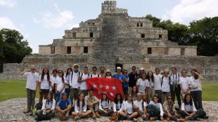 30 estudiantes madrileños recorren Yucatán con la Ruta BBVA