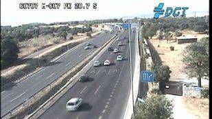 Normalidad en las carreteras madrileñas al inicio de la operación salida