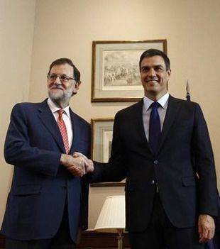 Rajoy avisa de que el 'no' del PSOE lleva a nuevas elecciones