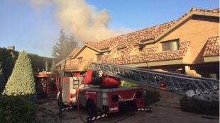 Incendio en La Finca de Pozuelo