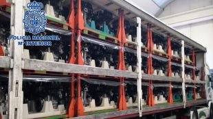 Recuperados 200 motores y dos camiones robados en Arganda del Rey