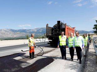 Comienza la rehabilitación de un tramo de la carretera M-862 en Soto del Real