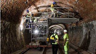 Las obras de la línea 1 de Metro, ejecutadas al 36%