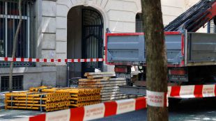 Desalojado un edificio en el barrio de Salamanca por riesgo de derrumbe