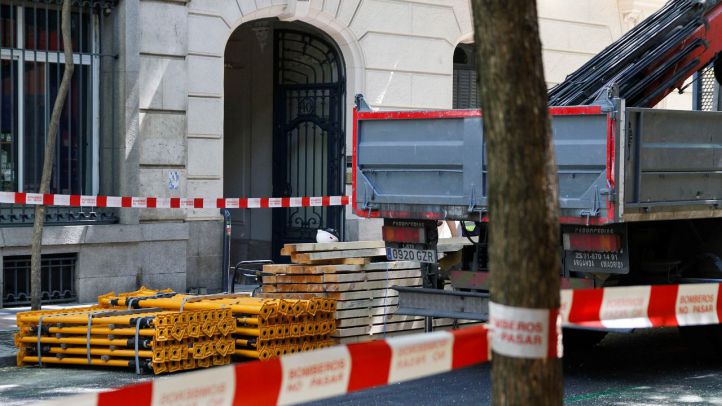 Edificio desalojado en Lagasca, 40.