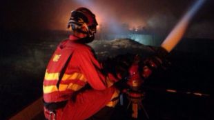 Controlado el fuego de la planta de tratamiento de Guadalajara