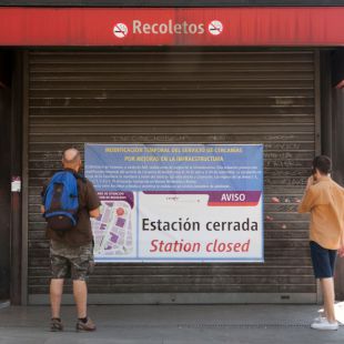 La estación de Recoletos reabre tras las obras del túnel