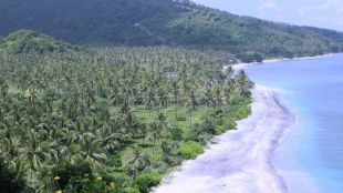 Playa de Lombok, en Indnesia