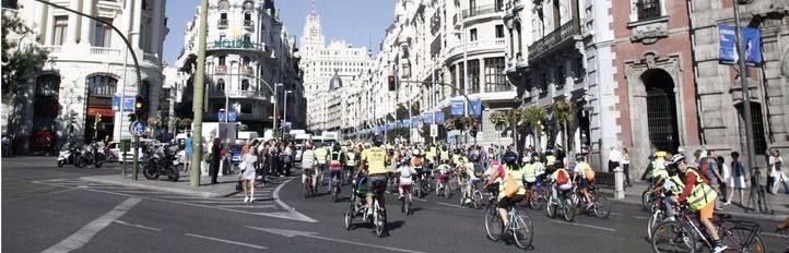 Paseo ciclista de los centros escolares del proyecto STARS
