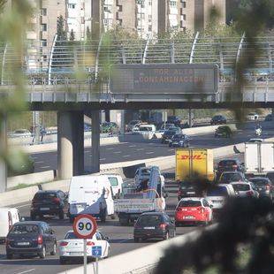 Madrid restringe la velocidad en la M-30 por los altos niveles de polución