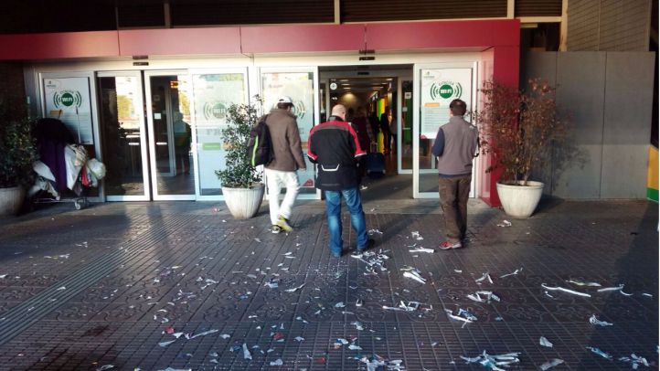 Huelga de limpieza en Atocha