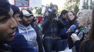 El 'Gallinero' pone rumbo a Cibeles