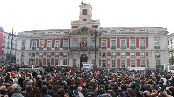 Las campanadas del cumpleaños del reloj de la Puerta del Sol