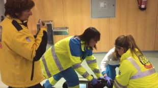 El 112 sorprende con un 'mannequin challenge' de 'emergencia'