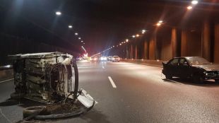 Un simulacro de emergencia cerró los túneles de la M-30