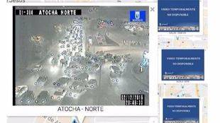 El Ayuntamiento niega un apagón selectivo de las cámaras de Tráfico durante los primeros cortes de Gran Vía