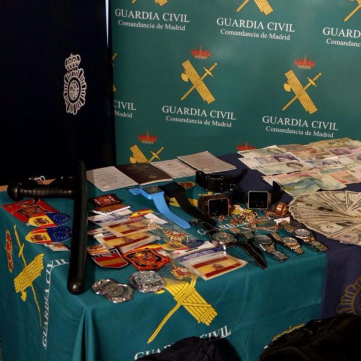 La Policía Nacional y la Guardia Civil han detenido a ocho personas en la Comunidad de Madrid