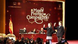 Una parte del tercer quinto de la mañana, el 39.415, se queda también en Madrid