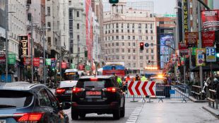 Madrid considera cumplidos los objetivos del corte parcial de Gran Vía entre las críticas de la oposición