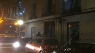Incendio en la calle del Olmo de Lavapiés