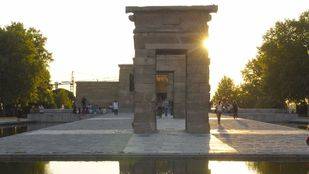El frío cierra el Templo de Debod