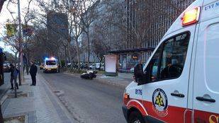 Un accidente de moto en la plaza de Lima deja cuatro heridos