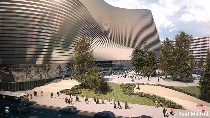 Recreación de la reforma del Santiago Bernabéu