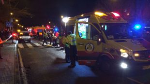 Un chico de 17 años, grave tras sufrir un accidente de moto en Hortaleza