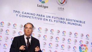 Tebas cree que el objetivo de Telemadrid era conseguir fútbol en abierto para los ciudadanos y no ganar dinero con ello