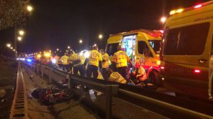 Fallece un motorista en un accidente en la M-40 en San Blas