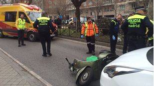 Herido grave un motorista tras chocar con un taxi