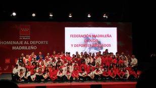 La Comunidad de Madrid rinde homenaje a más de un millar de deportistas madrileños
