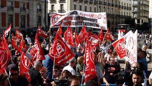 UGT y CCOO convocan una manifestación contra la subida de la luz