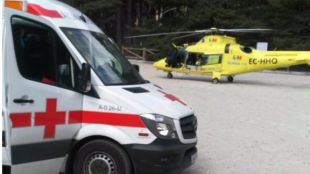 Fallece un ciclista tras sufrir una caída cerca de Cercedilla