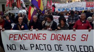 Las Marchas de la Dignidad exigen la recuperación de las pensiones y los salarios