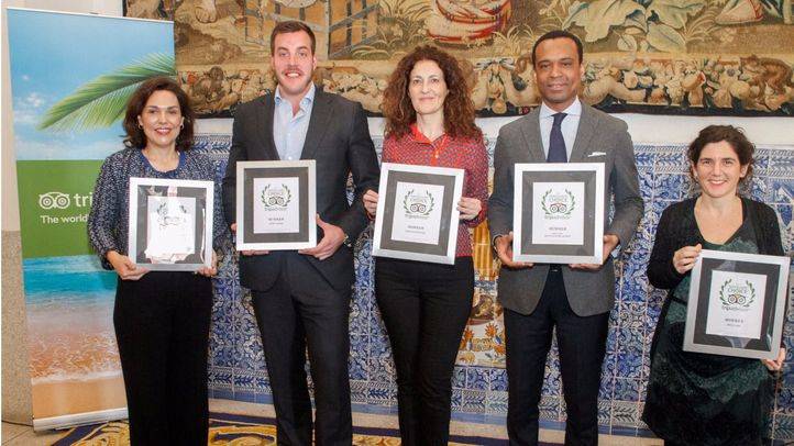 La oficina de Turismo del Ayuntamiento, la Asociación Empresarial Hotelera de Madrid y Tripadvisor han entregado los premios Traveller's Choice Hoteles 2017 a cuatro hoteles de la región.