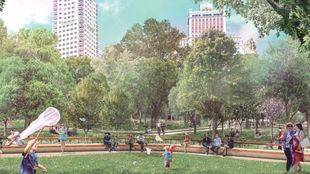 Los arquitectos de la nueva Plaza de España ya diseñaron Madrid Río