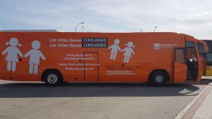 La Policía Municipal denuncia el tercer autobús de Hazte Oír