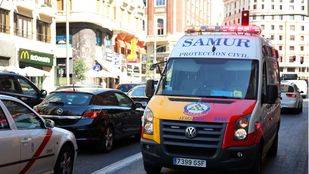 En estado grave un motorista accidentado en Nuevos Ministerios