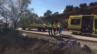 Un motorista pierde la vida en un accidente en Villar del Olmo