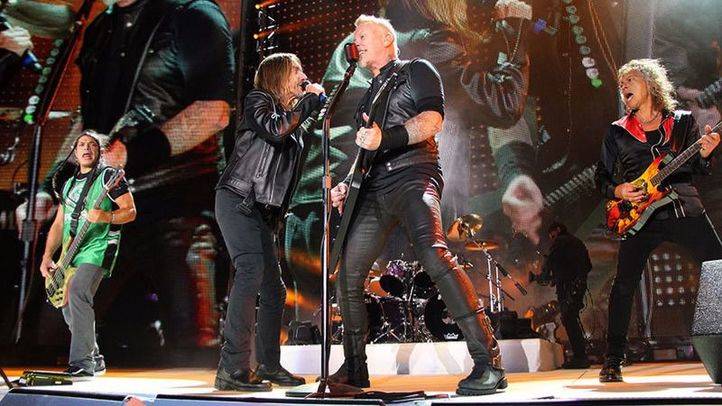 Metallica en concierto.