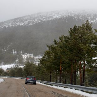 Alerta por nevadas en la Sierra hasta el mediodía