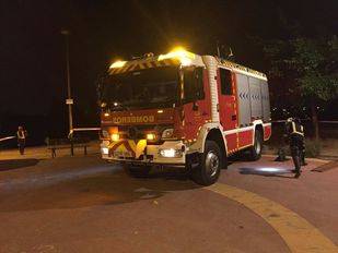 Extinguido un incendio en la cocina de una pizzería de Getafe