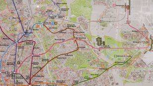 Metro lanza un nuevo plano con textos más grandes para facilitar su lectura